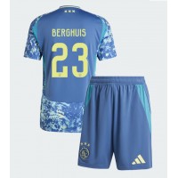 Ajax Steven Berghuis #23 Bortedraktsett Barn 2024-25 Kortermet (+ Korte bukser)